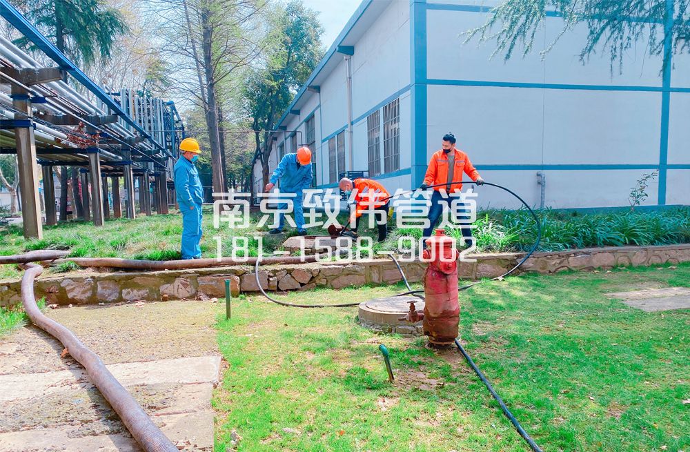 360北安门石化工厂管道清洗